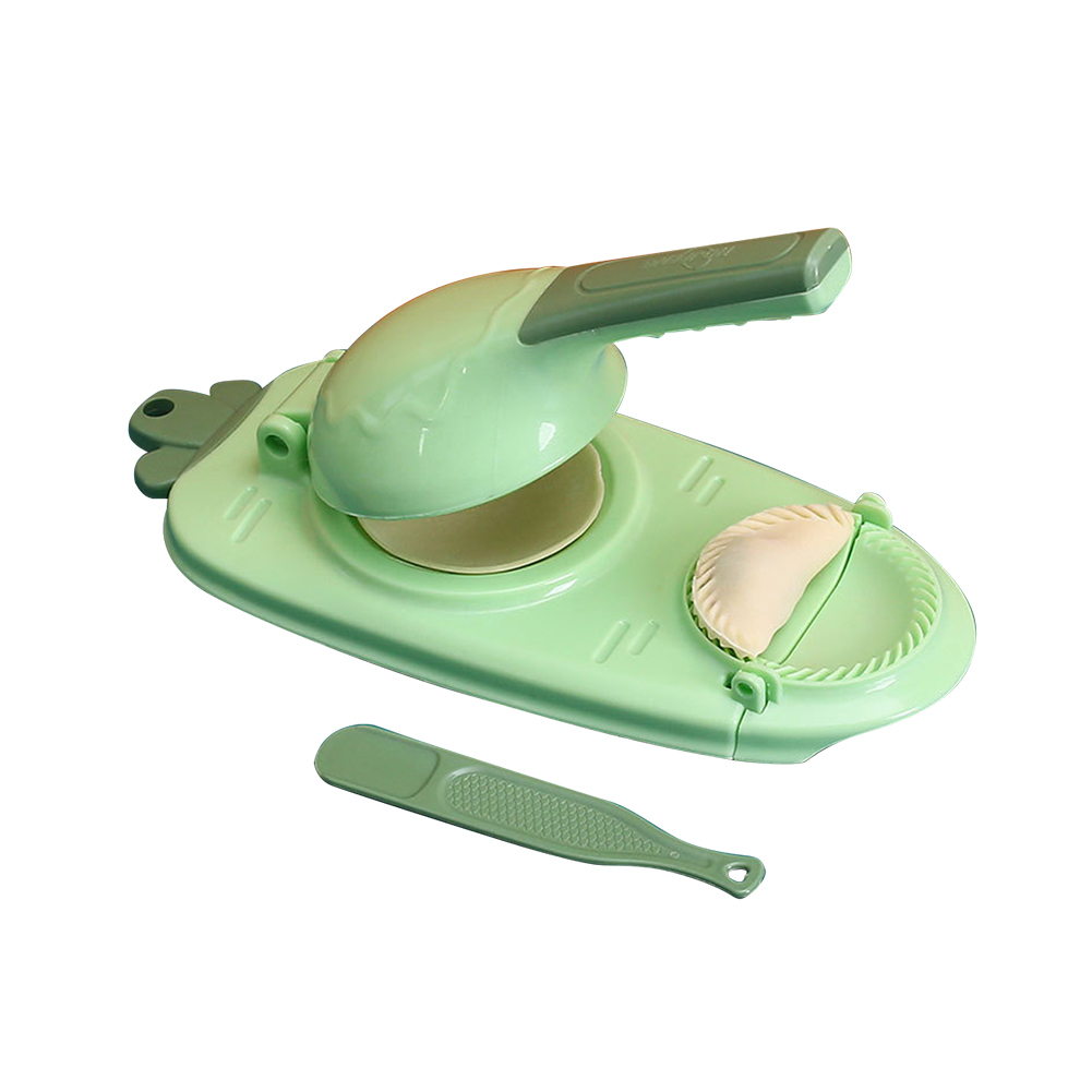 Kitchen Gadgets Dumpling Maker - 2-in-1 生地プレスツール省力手動餃子ラッパー型家庭用ベーキングペストリー家庭用キッチンガジェット