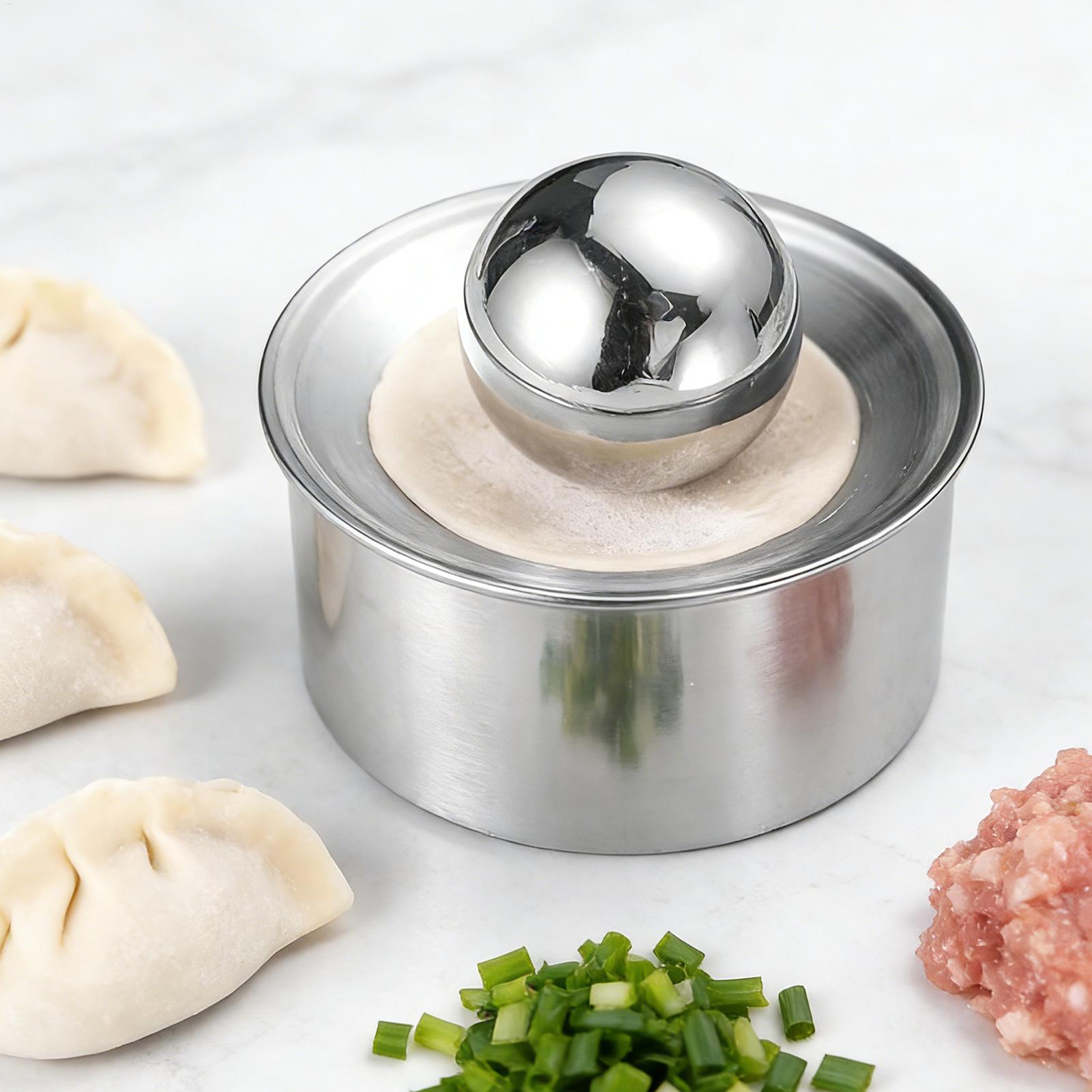 Kitchen Gadgets Dumpling Maker - 手動餃子皮プレス機生地シートメーカーツール自家製餃子ラビオリエンパナーダパイパスタキッチンベーキング用