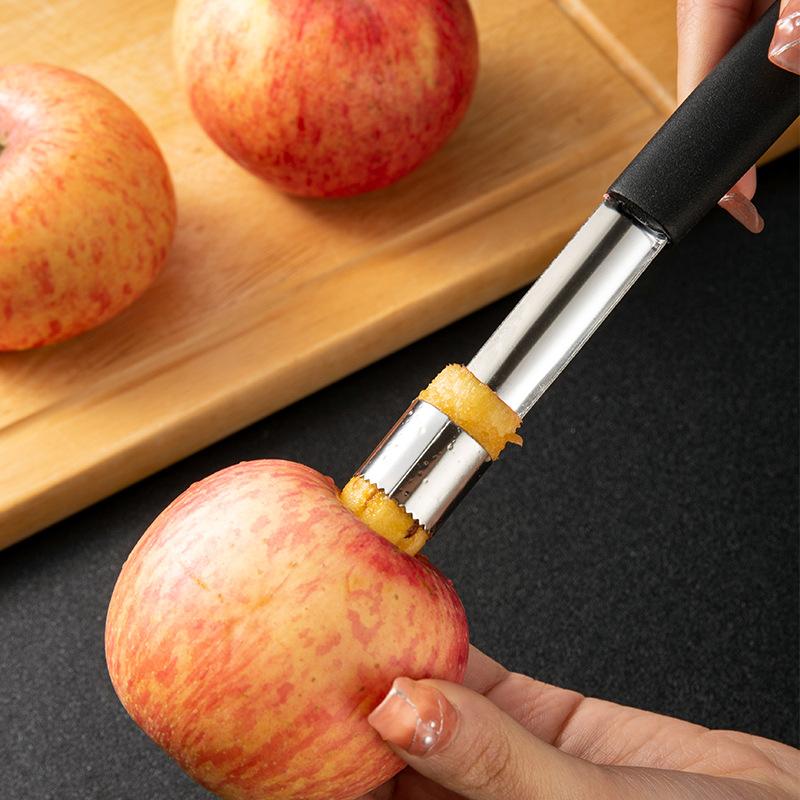 Kitchen Gadgets Tools - コアラーピッターペアベルツイストフルーツストーナー簡単コアシードリムーバーペッパーピット除去キッチンツールガジェット