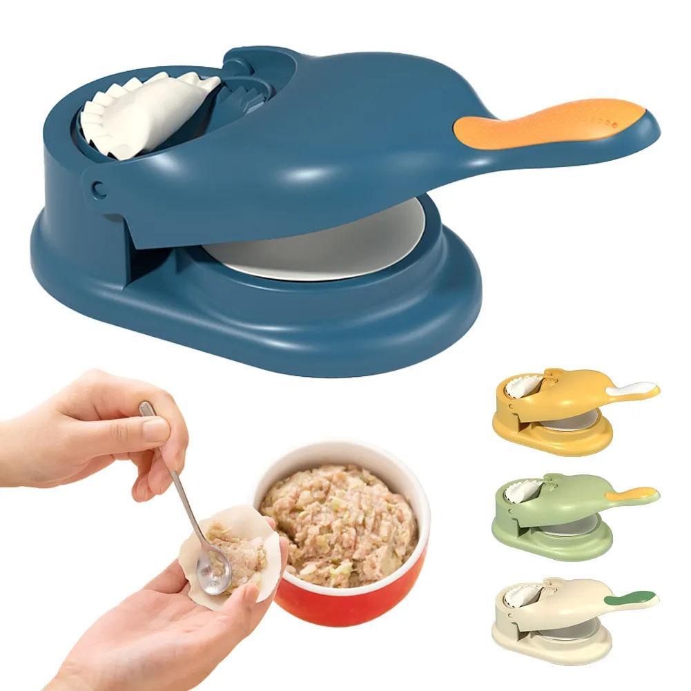 Kitchen Gadgets Dumpling Maker - 2 in 1 DIY餃子メーカーキット ラッパープレス機 生地プレス機
