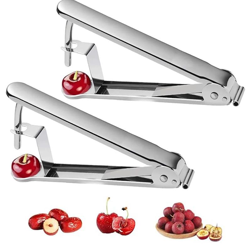 Kitchen Gadgets Tools - 多機能種抜き器：チェリー、サンザシ、ナツメ、オリーブ用。創造的な種抜きツール、家庭用小型キッチンガジェット。