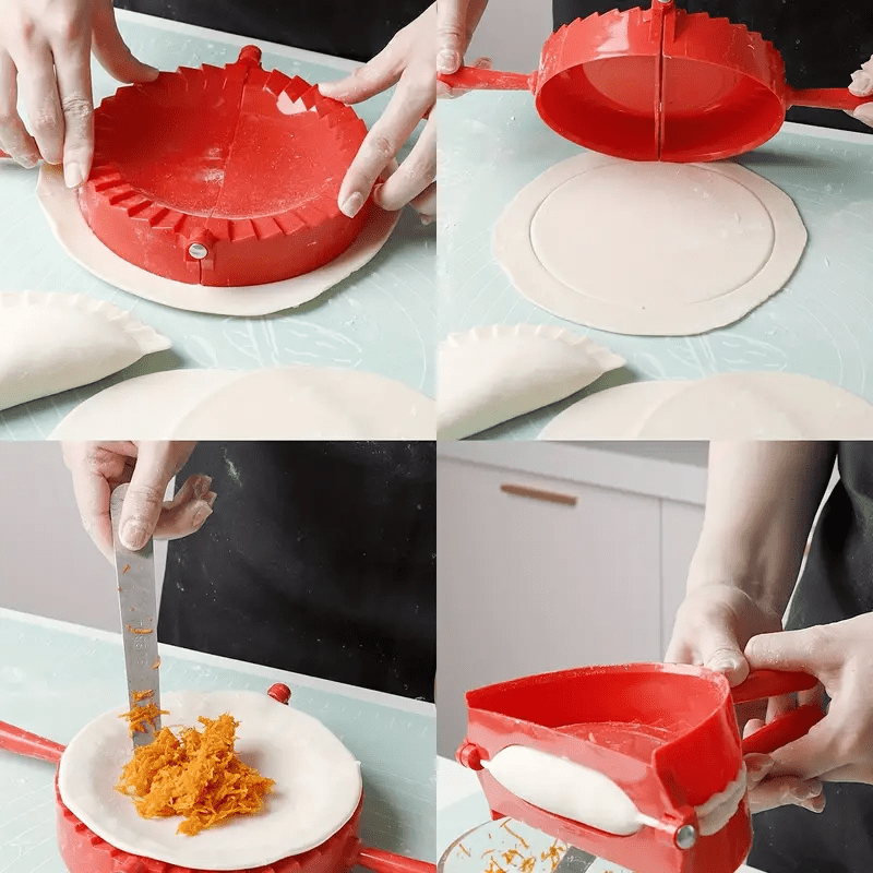 3個セット 家庭用餃子型セット、プラスチック製餃子型、手動餃 - Kitchen Gadgets Dumpling Maker のレビューと価格
