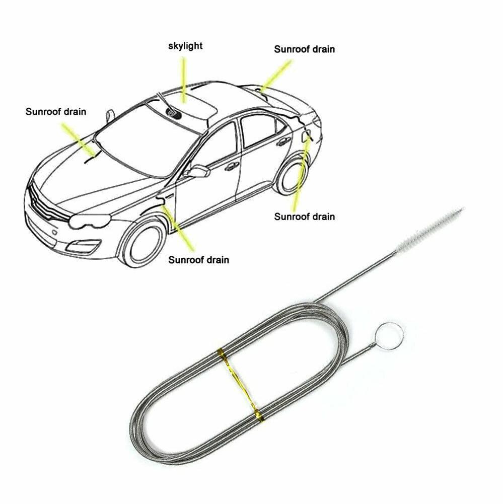 車の排水管浚渫クリーニングスクラブブラシ排水ホース排水多機能 - Kitchen Gadgets Needed のレビューと価格