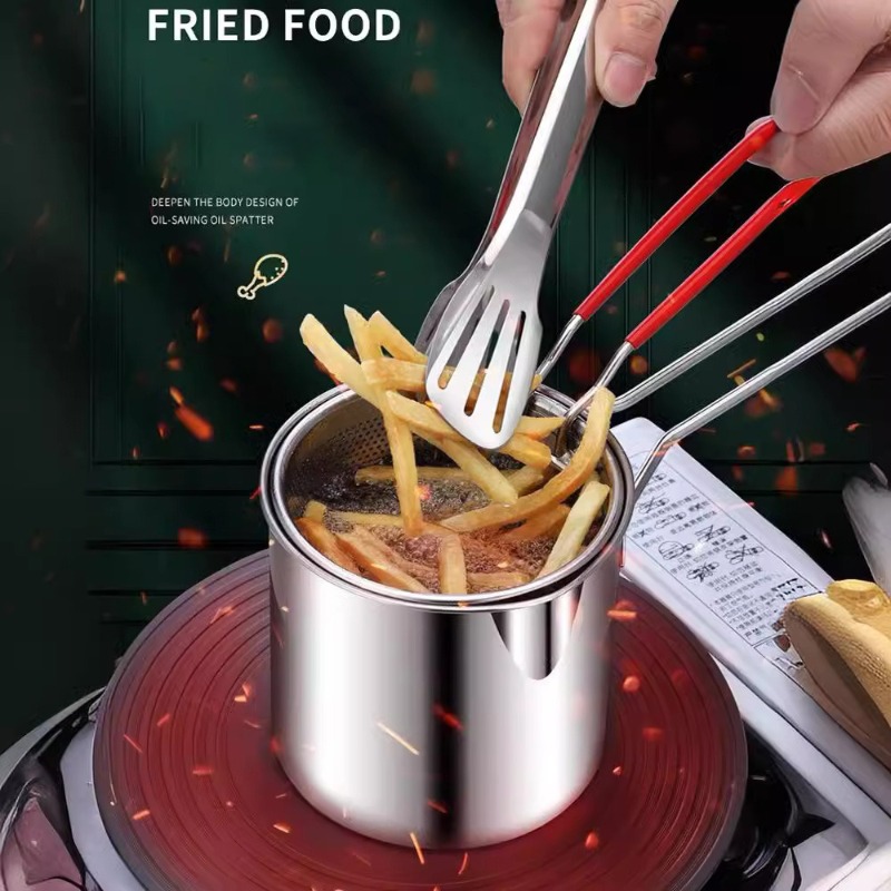 304 ステンレス鋼ディープフライヤーフライバスケット付き多 - Kitchen Gadgets And Accessories のレビューと価格