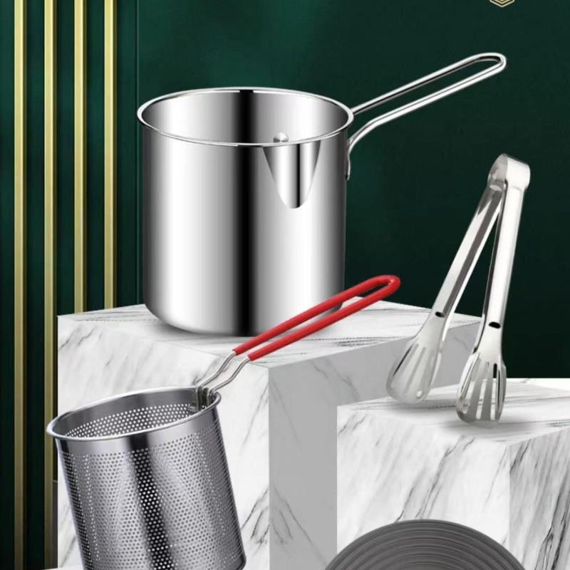 304 ステンレス鋼ディープフライヤーフライバスケット付き多 - Kitchen Gadgets And Accessories のレビューと価格