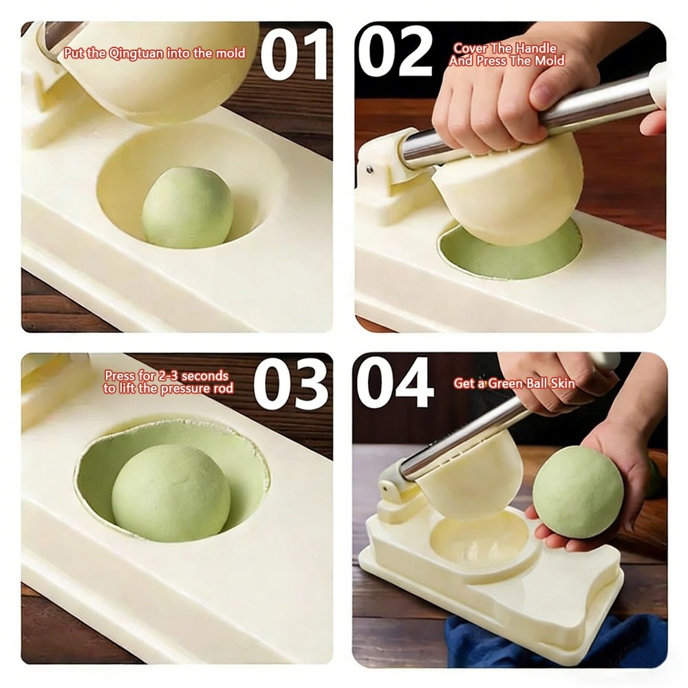 新しい回転式餃子メーカー型押しベーキングツール生地プレス餃子 - Kitchen Gadgets Dumpling Maker のレビューと価格
