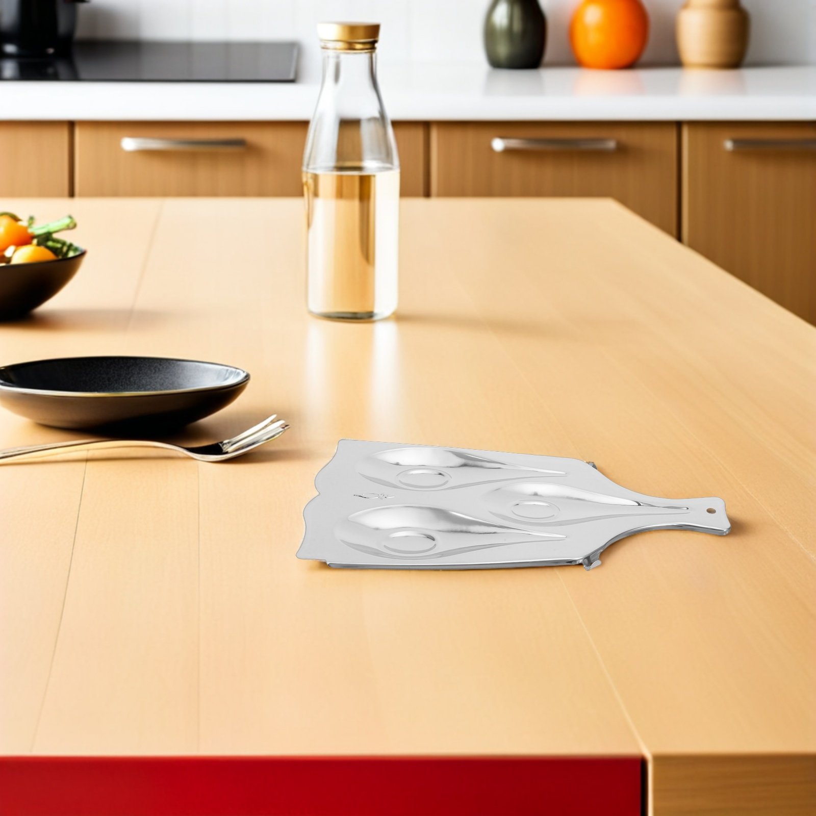 ステンレス製3段スプーンレスト、キッチンカウンター用調理器具 - Kitchen Utensil Holder のレビューと価格