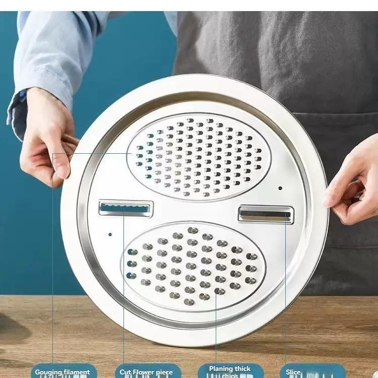 3個セット 多機能野菜スライサー ステンレス製 洗浄槽＆水切 - Kitchen Gadgets Vegetable Chopper のレビューと価格
