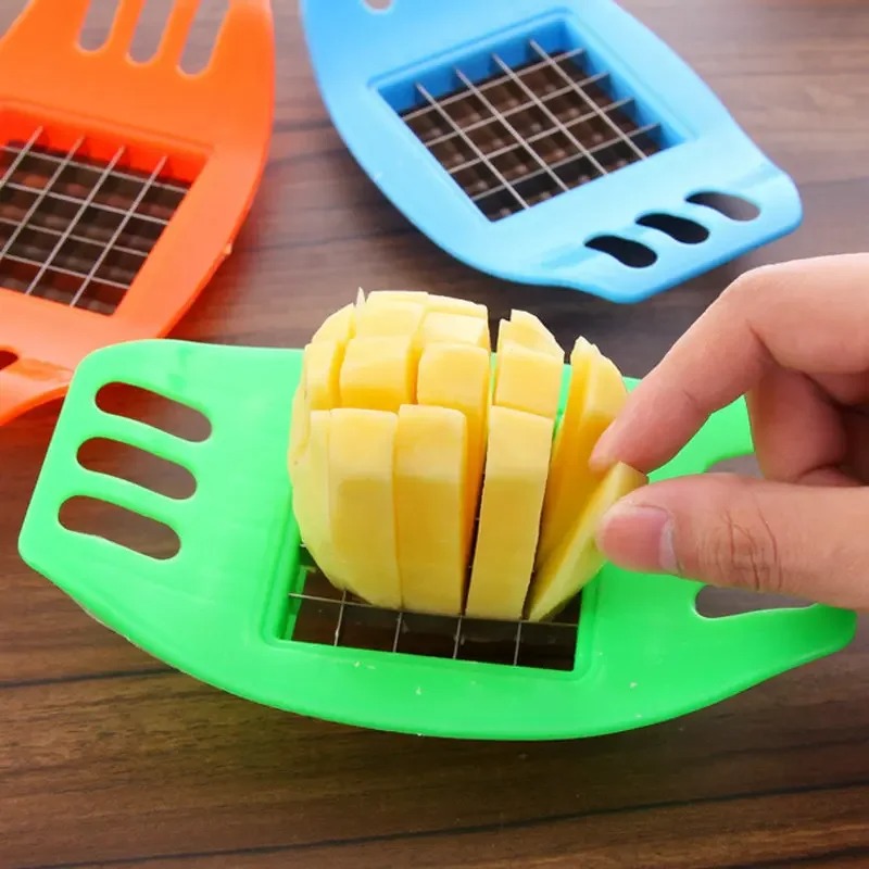 フライドポテトメーカー、ポテトカッター、野菜ポテトスライサー - Kitchen Gadgets Vegetable Chopper のレビューと価格