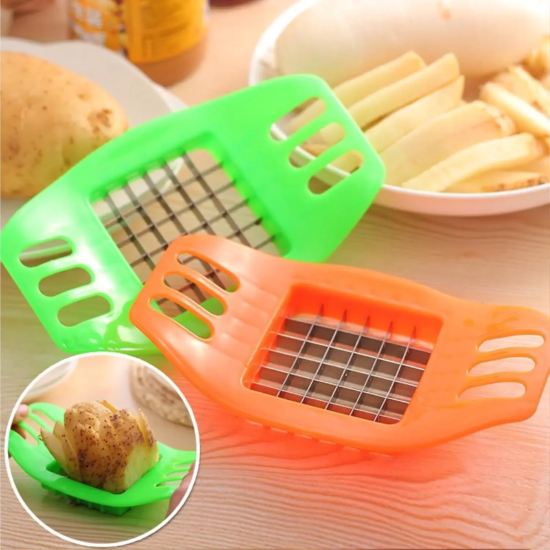 フライドポテトメーカー、ポテトカッター、野菜ポテトスライサー - Kitchen Gadgets Vegetable Chopper のレビューと価格