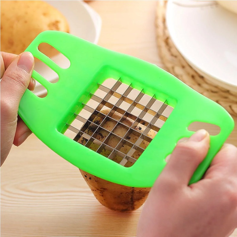 フライドポテトメーカー、ポテトカッター、野菜ポテトスライサー - Kitchen Gadgets Vegetable Chopper のレビューと価格