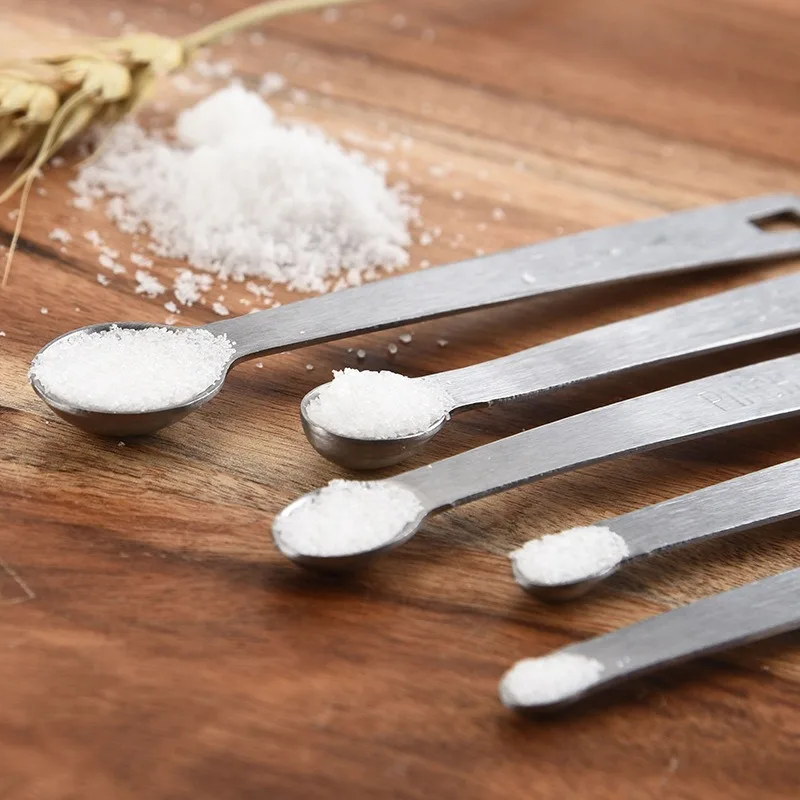 新しい 5 ピース/セットミニ計量スプーンセットステンレス鋼 - Kitchen Gadgets Needed のレビューと価格