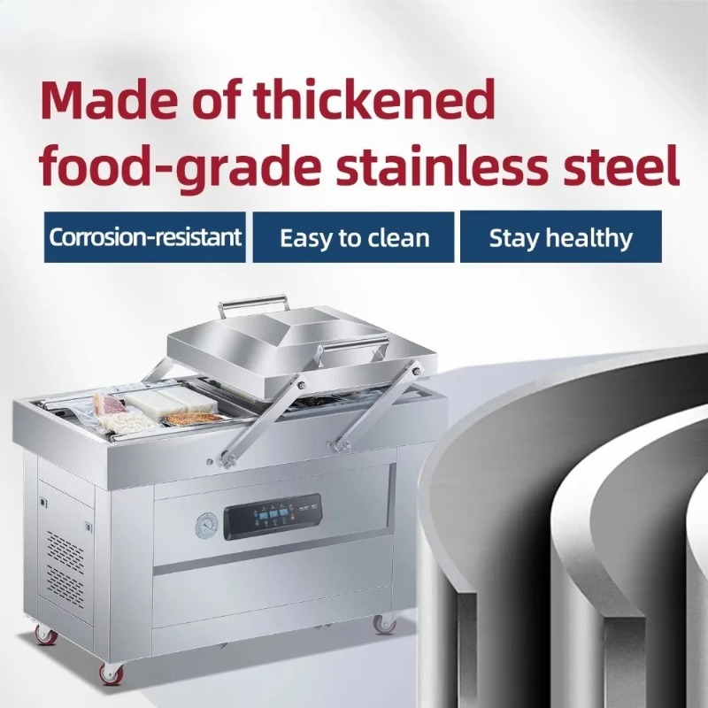 二重チャンバー真空包装機 大型業務用食品包装機 調理済み食品 - Food Vacuum Sealer のレビューと価格