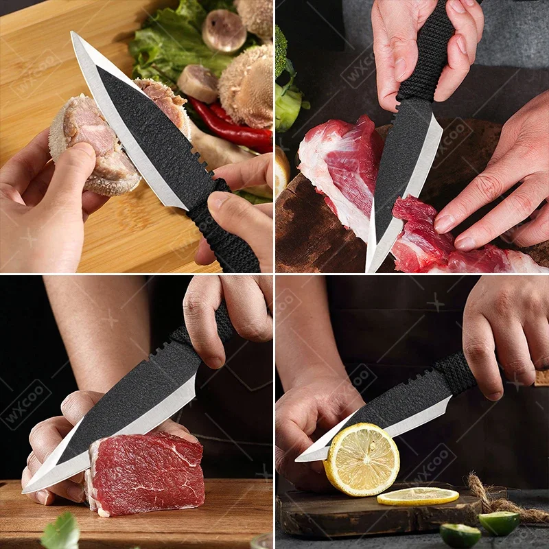 WXCOO キッチン用品 多機能手打ちステーキナイフ 骨抜き - Kitchen Gadgets Needed のレビューと価格