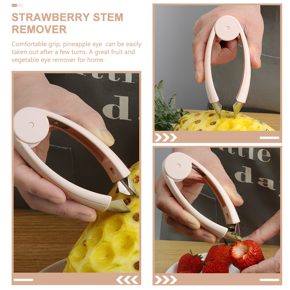 丈夫なパイナップル芯取り器、イチゴの茎取り器、フルーツ皮むき - Kitchen Gadgets Tools のレビューと価格
