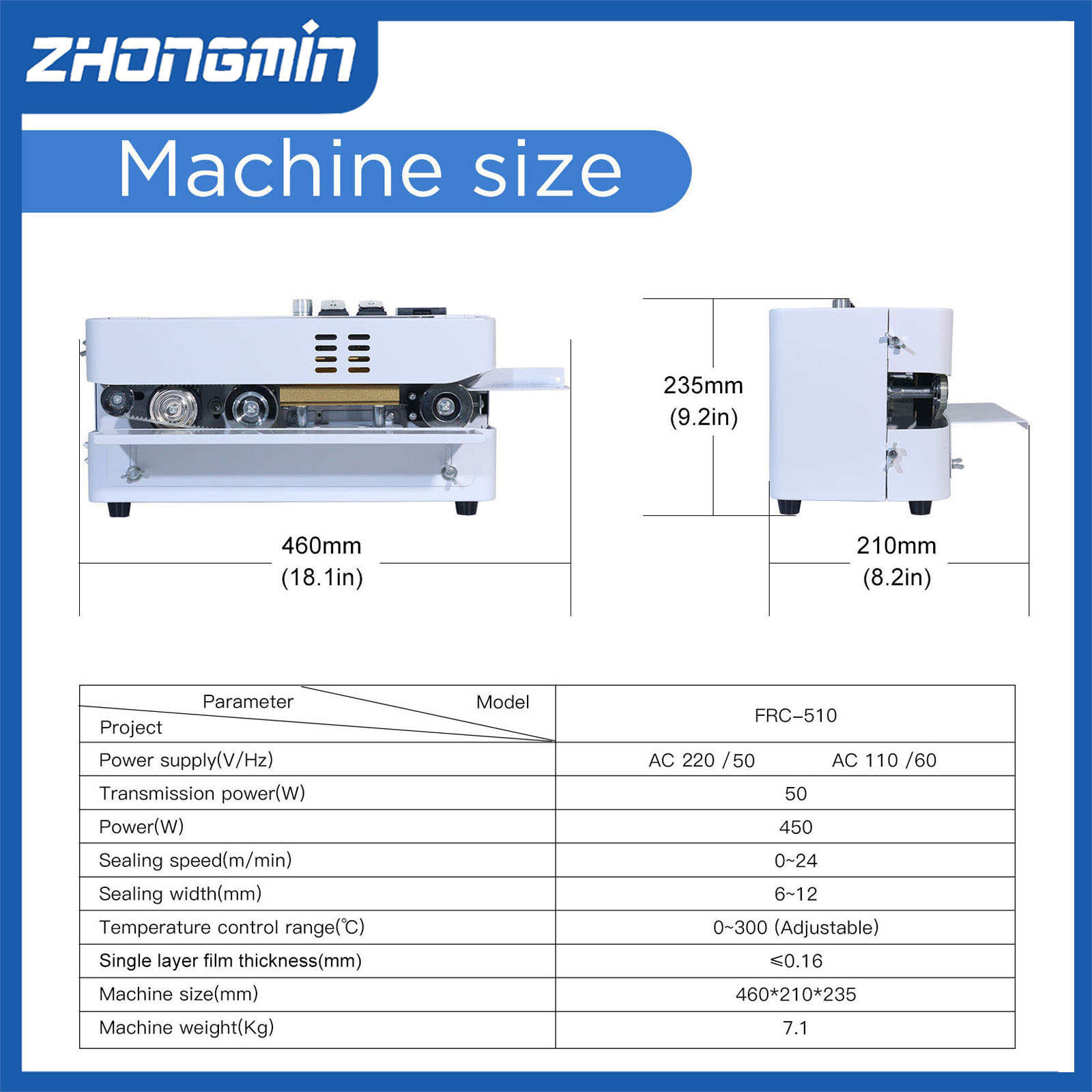 ZHONGMIN 電動真空シーラー 食品保存用 タッチボタン - Food Vacuum Sealer のレビューと価格