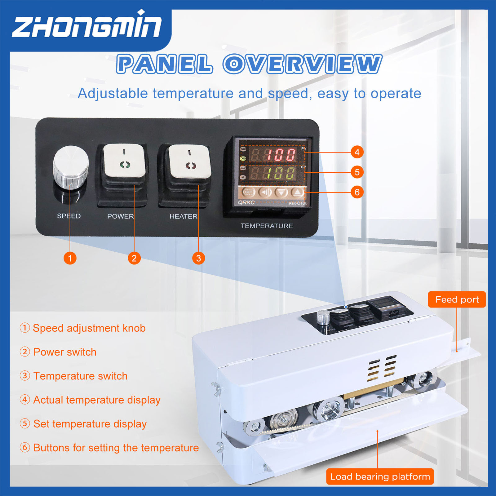 ZHONGMIN 電動真空シーラー 食品保存用 タッチボタン - Food Vacuum Sealer のレビューと価格