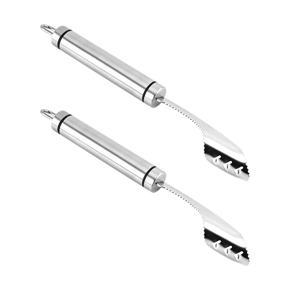 2 個ステンレス鋼チリコアーラーリムーバー鋸歯状ペッパーデシ - Kitchen Gadgets Tools のレビューと価格