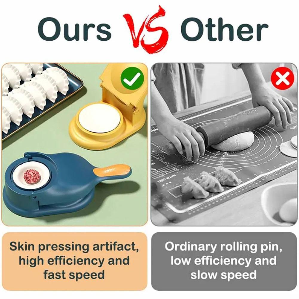 2 in 1 DIY餃子メーカーキット ラッパープレス機 生 - Kitchen Gadgets Dumpling Maker のレビューと価格