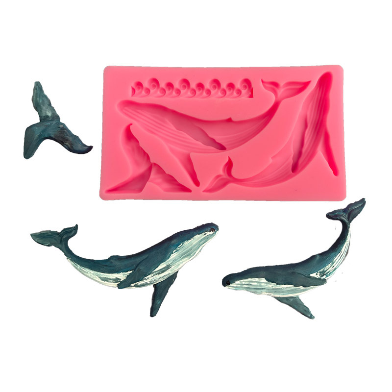 シリコンクジラ型,日曜大工,オーシャンシリーズ,フォンダン, - Kitchen Gadgets And Accessories のレビューと価格