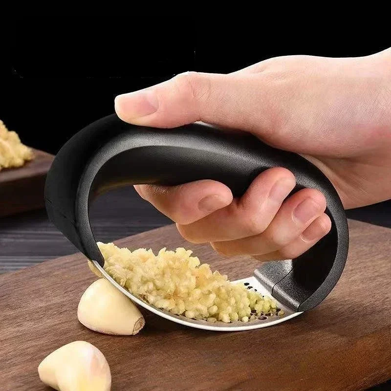 耐久性のあるステンレス製手動ガーリックチョッパーミンサープレ - Kitchen Gadgets Vegetable Chopper のレビューと価格