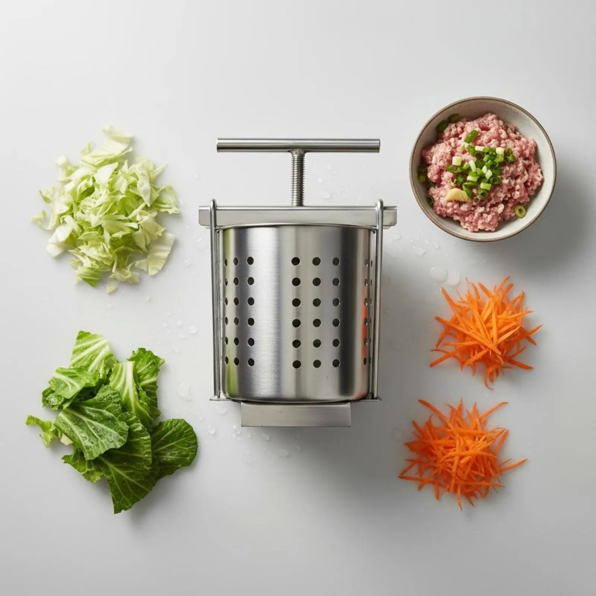 野菜乾燥機 キッチンガジェット ステンレス製 ハンドジューサ - Kitchen Gadgets Dumpling Maker のレビューと価格