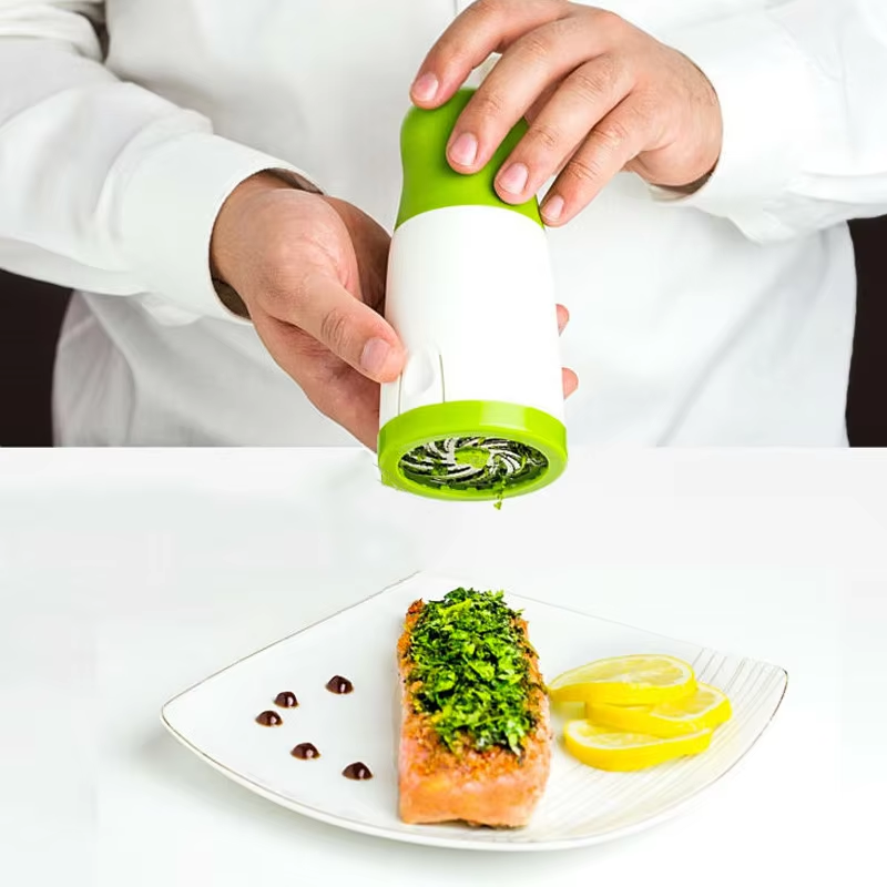 多機能手動スパイスミル、パセリシュレッダー、ハーブグラインダ - Kitchen Gadgets Vegetable Chopper のレビューと価格