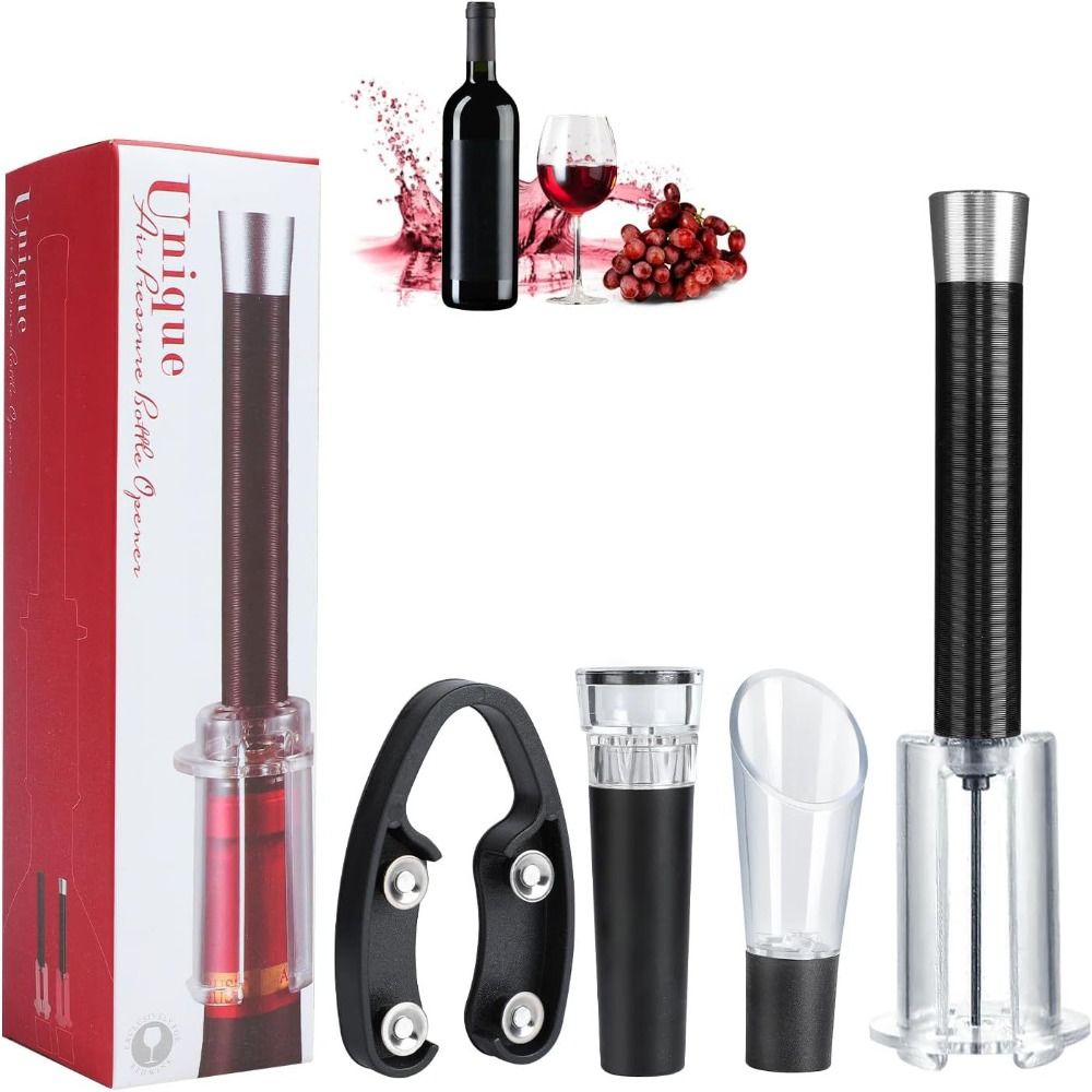 バーアクセサリー ワインボトルオープナーセット アルミ合金  - Kitchen Gadgets And Accessories のレビューと価格