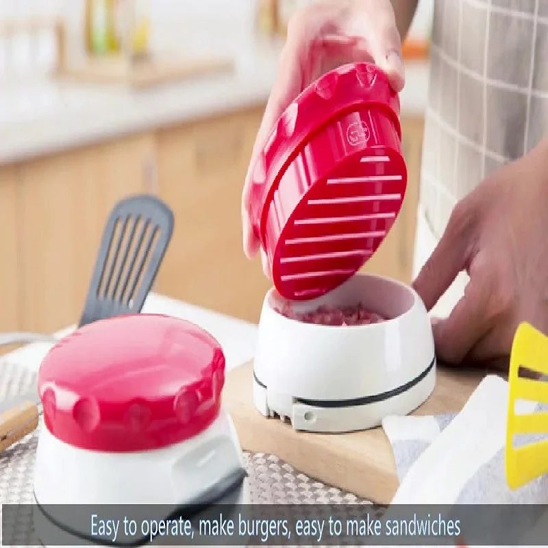 カスタマイズされたハンドヘルドハンバーガープレス、家庭用キッ - Kitchen Gadgets New Products のレビューと価格